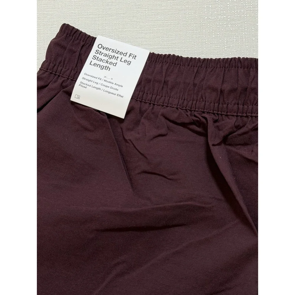 Nike Tech Woven Oversized Pants Burgundy Men's Size Large HM7158-652 NWT